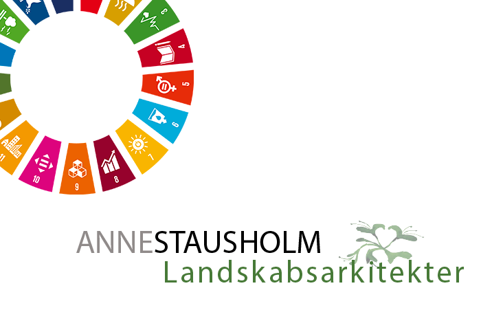 Anne Stausholm Landsskabsarkitekter har fået hjælp til at kommunikere om deres arbejde med FN's Verdensmål.